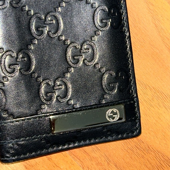 Authentic Gucci 251856 Guccissima GG BiFold Pass Case Card Case with Box - Picture 3 of 15
